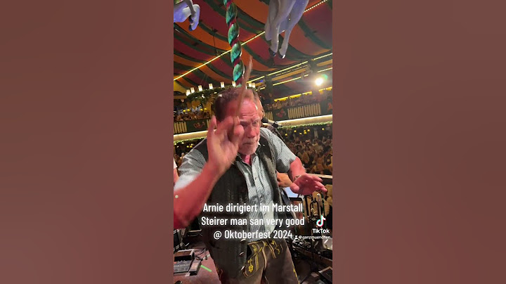 Arnie dirigiert im Marstall: Steirer man san very good @ Oktoberfest 2024