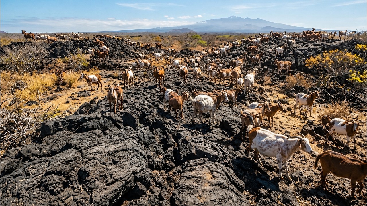 140,000+ Goats Were Eradicated from the Galápagos Islands: The Aftermath 19 Years Later