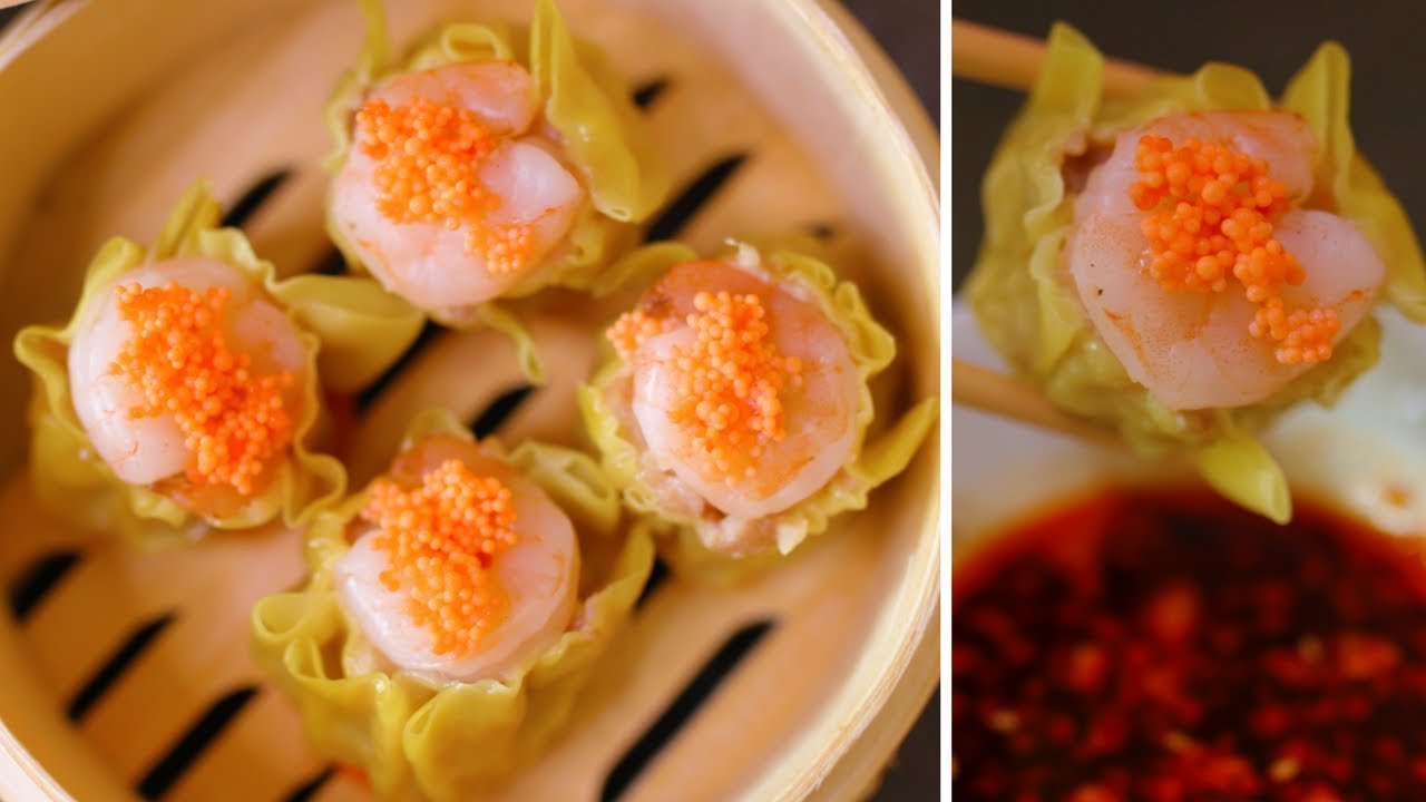 DIM SUM - Shrimp Siu Mai Dumpling Recipe | Souped Up Recipes