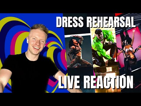 EUROVISION SEMI FINAL 1 DRESS REHEARSAL LIVE REACTION