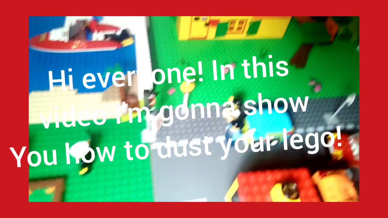 Tutorial: how to dust your lego ! Easy and cheap. - YouTube
