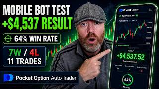 Pocket Option Auto Trader Mobile Made 4 537 64 Win Rate Test