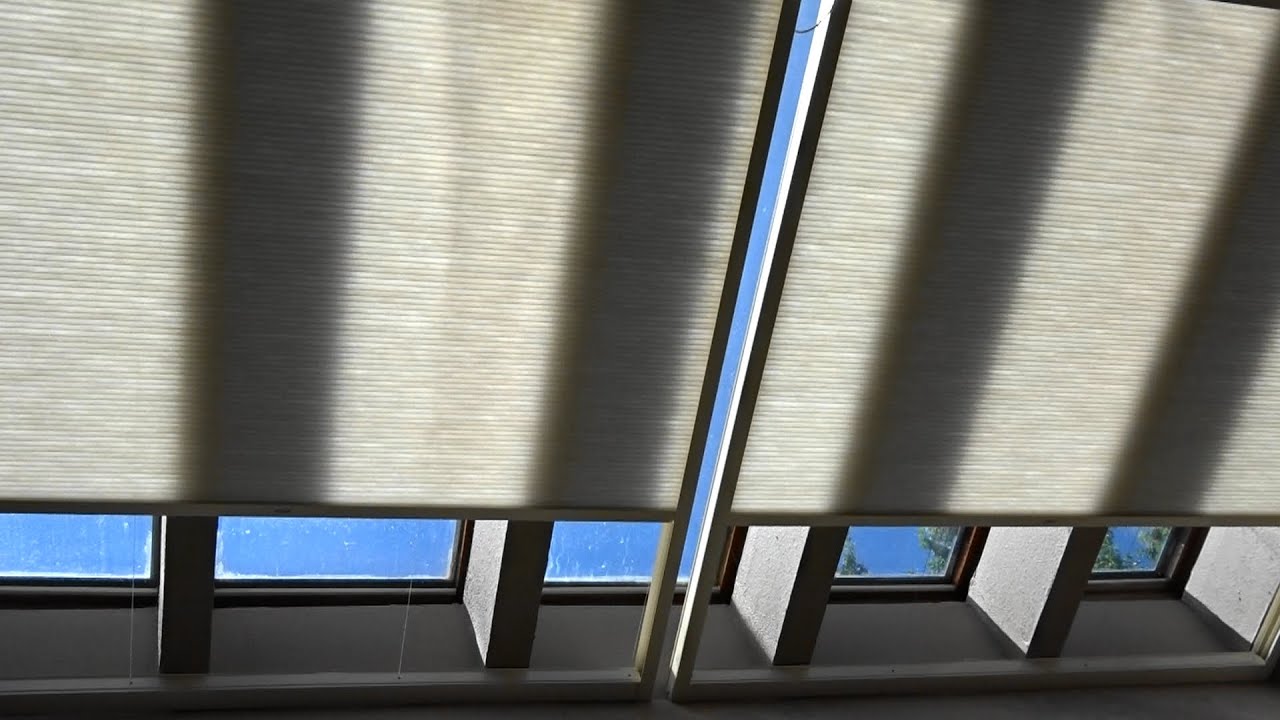 Huge Skylight Window Coverings Motorized YouTube