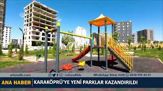 Karaköprüye Yeni̇ Parklar Kazandirildi