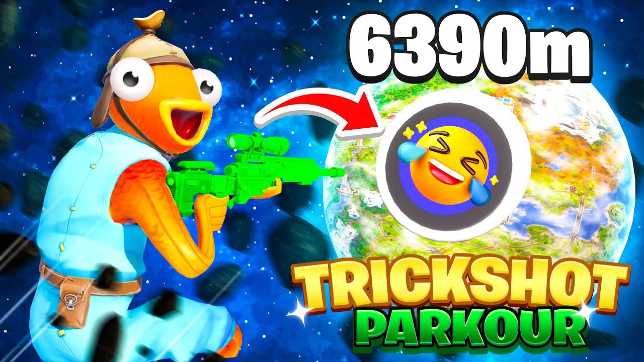 FORTNITE - EMOJI TRICKSHOT PARKOUR 50 LEVELS CREATIVE MAP