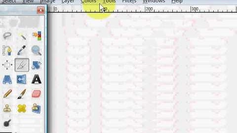 Glowing text animation with GIMP