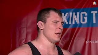 U.S. Olympic Wrestling Trials: Adam Coon reacts to qualifying for Paris Olympics