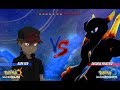 Pokemon Ultra Sun and Ultra Moon: Dark Red Vs Shadow Mewtwo (Pokken Tournament Dimension)