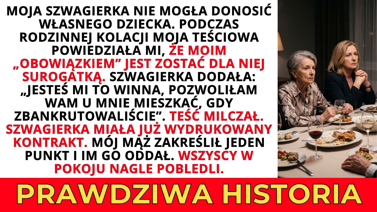 Moja teściowa zażądała, abym została surogatką dla mojej szwagierki — Mój mąż ich uciszył...