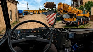 1998 LIEBHERR LTM 1160-2 POV TEST DRIVE + WORK CRANE