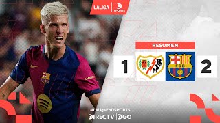 Thumbnail for ¡#BARCELONA REMONTÓ CON UN DANI #OLMO ESTELAR EN SU DEBUT! | Rayo Vallecano 1–2 Barcelona | Resumen