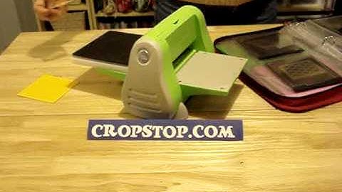 How to use Sizzix Simple Impressions in a Cuttlebug Machine