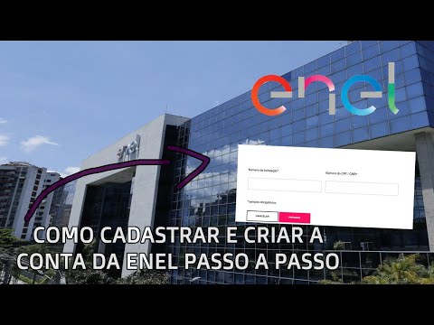 Como Cadastrar e Criar a Conta da Enel - Tutorial Passo a Passo