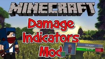 Minecraft 1.7.2 Mod - Damage Indicators Mod - RPG Styled Minecraft!