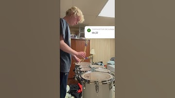 Thumbnail of Jig 2 Drumline cadence no rim ticks #snaredrum #drumpov #band #marchingband #cymbals #drumsolo #drum