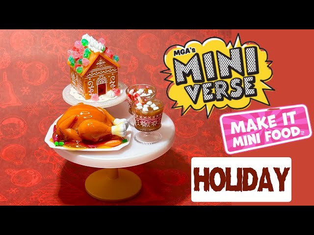 2 X MGA's Miniverse Make It Mini Diner: Holiday Theme Christmas Ball SEALED  NEW