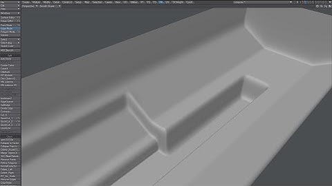 LightWave Model - Rough Rounding, SubD