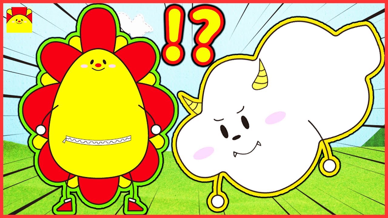 アニメおもちゃ サンサンとくもりんが大変身 可愛いキャラクターも続々登場 Animation Anpanman Sun Sun Kids Tv Youtube