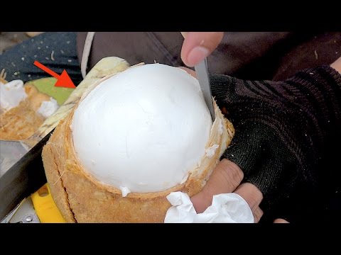 Amazing Coconut Cutting Skill | Fruit Market Worker Street Food