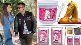 How to cast hands with Couple Casting kit | Special gift for Anniversary in Jim Corbett