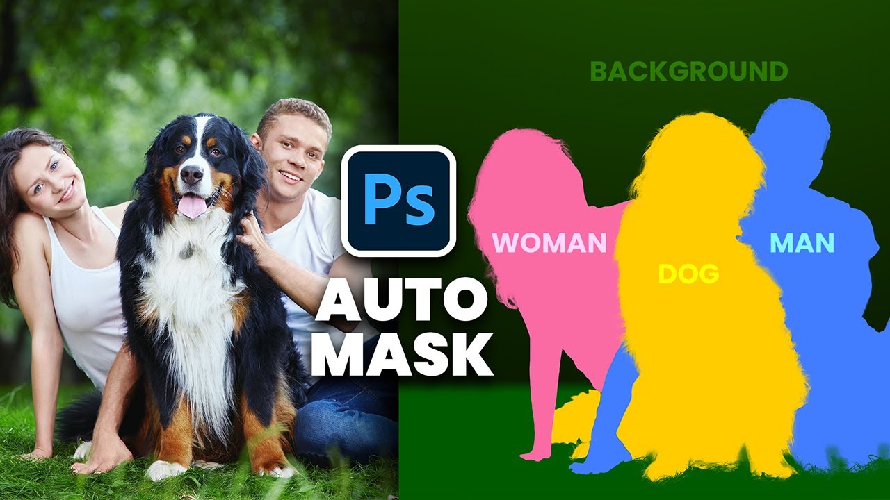 Auto-Mask Everything! - New Hidden Feature in Photoshop - YouTube