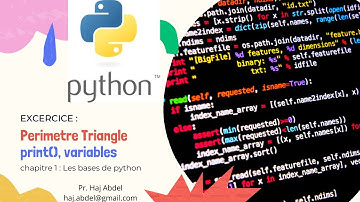 Python : Exercices - perimetre Triangle