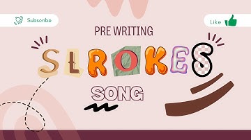Strokes Song | Kids Song | Rhyme | Lines and Strokes Song