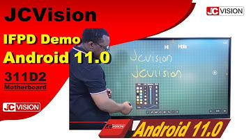 JCVision Interactive Whiteboard | Interactive Flat Panel Display | Android 11.0 | 311D2 Motherboard