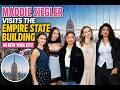 Maddie Ziegler Visit's the Empire State Building in New York City