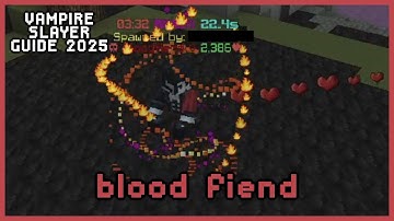 Hypixel Skyblock Vampire Slayer Guide 2025