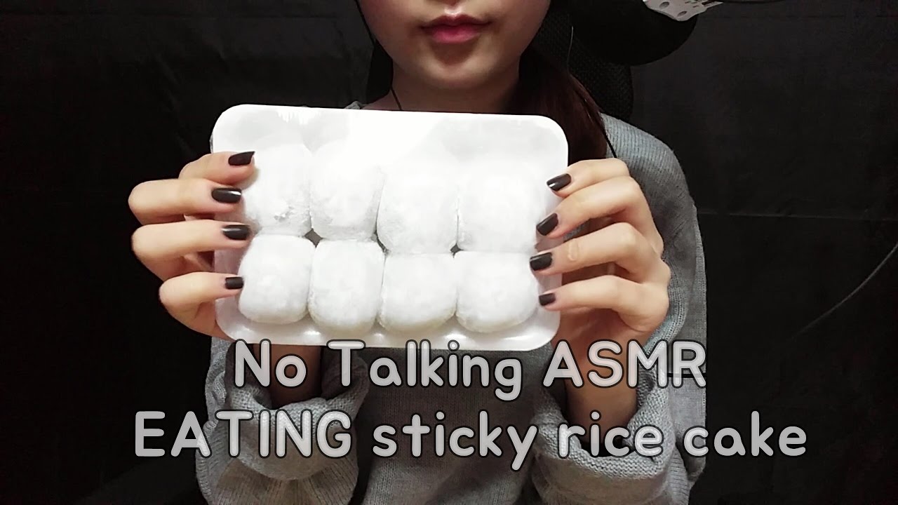 노토킹ASMR) 수능응원 찹쌀떡 이팅사운드 쫄깃쫄깃 합격기원떡 대신먹는오렌지 sticky rice cake eating sounds no talking mukbang