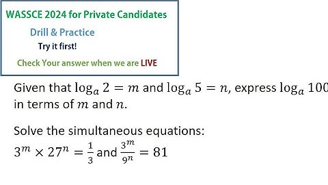 WASSCE 2024 NovDec Core Maths Paper 2