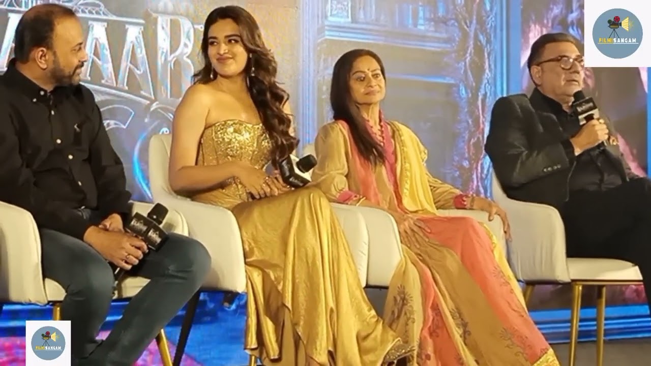 PRESS CONFERENCE: FILM RAJASAAB: MALVIKA MOHANAN RiDHI KUMAR NIDHI AGARWAL BOMAN IRANI