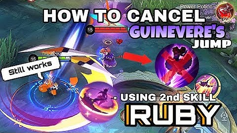 HOW TO FACE GUINEVERE USING RUBY | RUBY TIPS 101 | HOW TO CANCEL GUIN’s JUMP COMBO | MOBILE LEGENDS