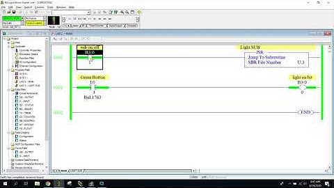 Allen Bradley PLC - Subroutines