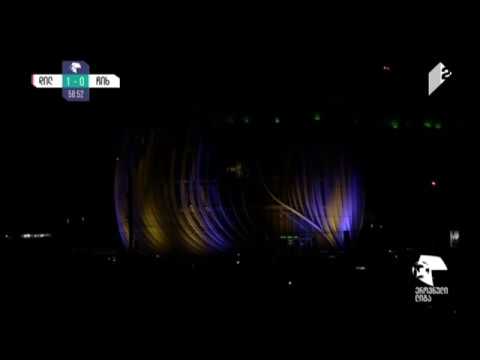 გორში „დილას“ და „ჩიხურას“ მატჩის დროს სტადიონზე განათება გაითიშა