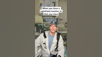 POV: you have a substitute teacher #shorts c#themanniishow