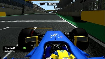 F1 2016 | Felipe Nasr | Sauber C35 | Interlagos #BrazilianGP [rFactor]