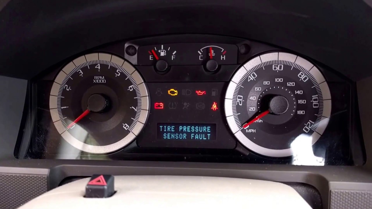 ford escape tpms reset without tool