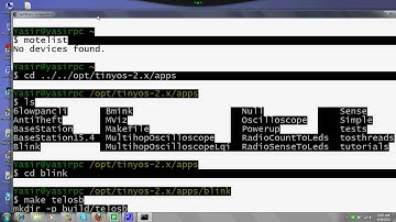 installing blink on telosb using Tinyos clear.avi