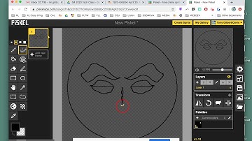 Piskel Character step 1