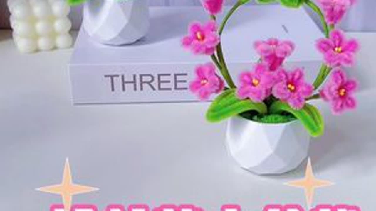 铃兰花小盆栽教程 #手工diy #扭扭棒 #铃兰花 #小盆栽 #教程