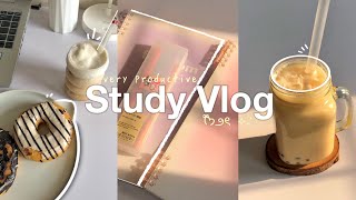 STUDY VLOG | realistic study vlog | lot’s of notes taking,productive days,coffee and more | 🗒️🧋✨