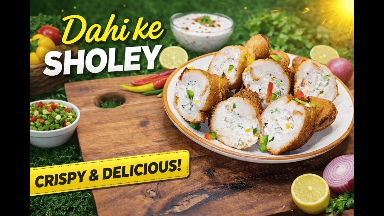 Dahi Ke Sholey (दही के शोले) in 15 Minutes 🔥 | Super Crispy Party Starter Recipe