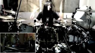 ARCH ENEMY   Under Black Flags We March  Drum Cover by Fumie Abe