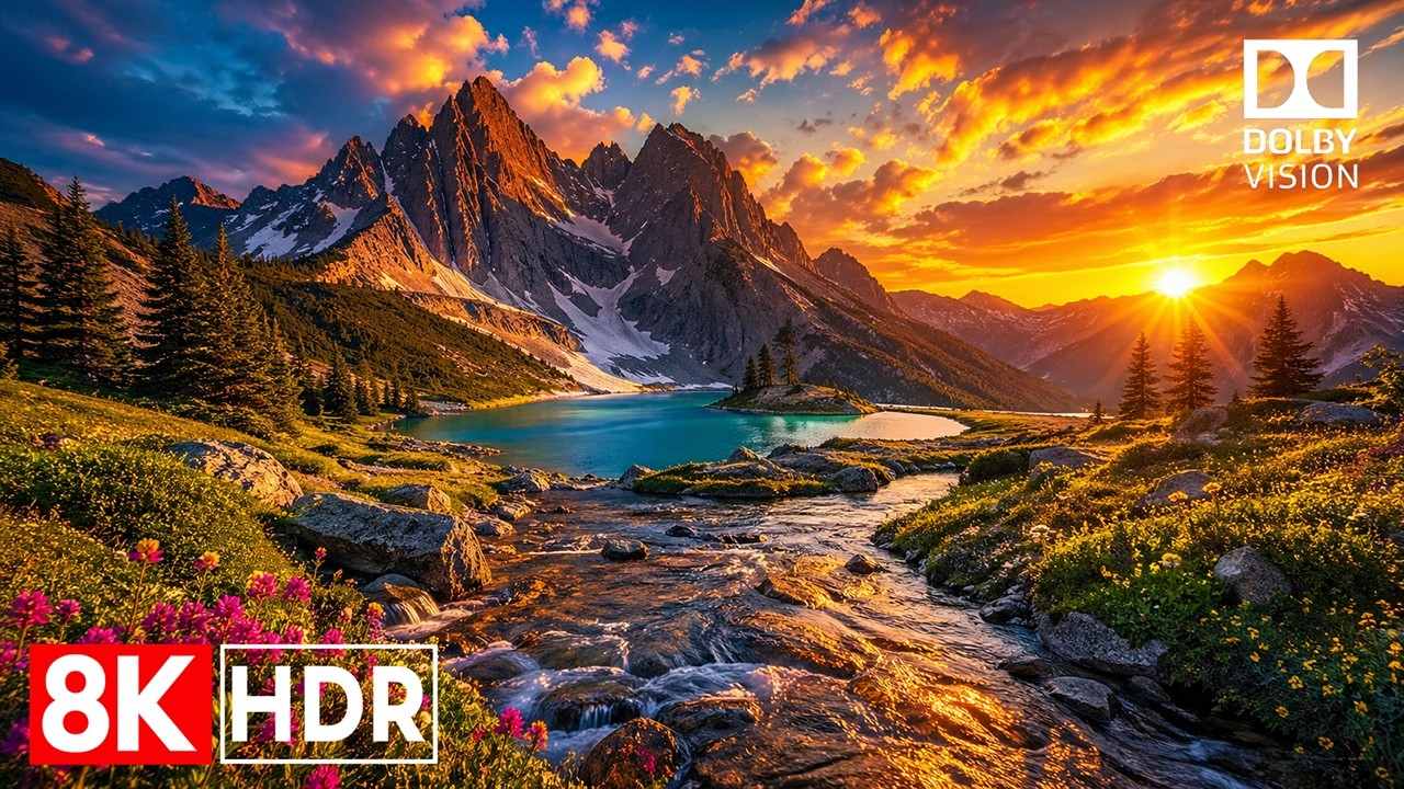Cinematic Nature in OLED HDR 8K | Dolby Vision Ultra Realistic 120FPS ...
