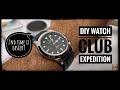 Watch me trying so hard to assemble the DIY Watch Club Expedition Watch with Sapphire Dial DWC-D02S