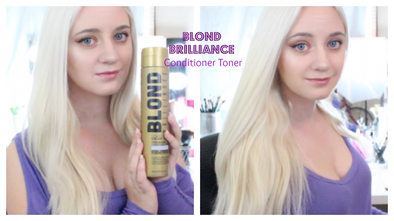 Blond Brilliance Temporary Color Care Conditioner Toner Review - YouTube