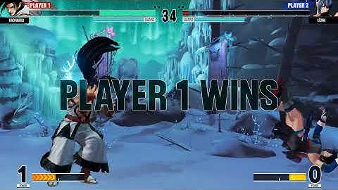 Haohmaru (Team Samurai) vs Leona (as Shiki from Samurai Shodown) | KOFXV mods | CPU vs CPU