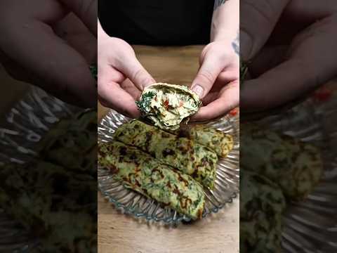 Кабачковые рулетики с начинкой